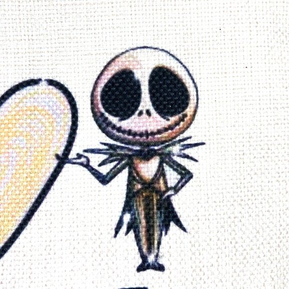 WZMPA Cosmetic Bag Peace Love Jack Halloween Makeup Pencil Case - Picture 4 of 11